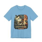 Southern Dad Duck Hunting Camo T-Shirt in Ocean Blue