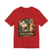 Southern Dad Duck Hunting Camo T-Shirt in Red