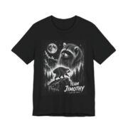 Team Jimothy Raccoon Moonlit Forest T-Shirt in Black