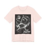 Team Jimothy Raccoon Moonlit Forest T-Shirt in Soft Pink