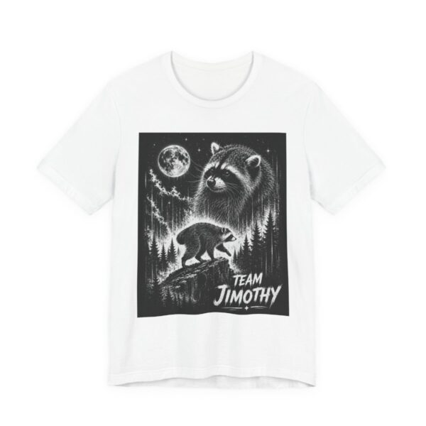 Team Jimothy Raccoon Moonlit Forest T-Shirt in White