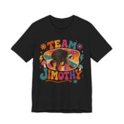 Team Jimothy Retro Groovy Raccoon T-Shirt in Black