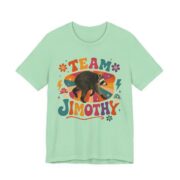 Team Jimothy Retro Groovy Raccoon T-Shirt in Mint