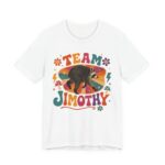 Team Jimothy Retro Groovy Raccoon T-Shirt in White