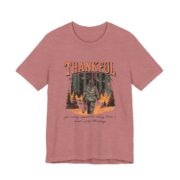 Thankful For Every Moment Hunting T-Shirt in Heather Mauve