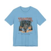 Thankful For Every Moment Hunting T-Shirt in Ocean Blue