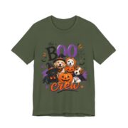 The Boo Crew Halloween Dogs T-Shirt in Military Green
