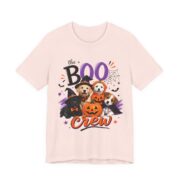 The Boo Crew Halloween Dogs T-Shirt in Soft Pink