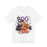 The Boo Crew Halloween Dogs T-Shirt in White
