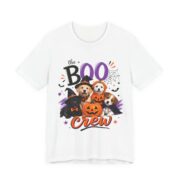 The Boo Crew Halloween Dogs T-Shirt in White
