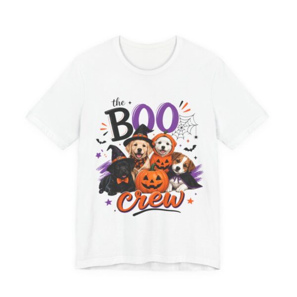 The Boo Crew Halloween Dogs T-Shirt in White